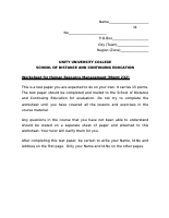 Worksheet for HRM.doc